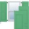 Ekena Millwork Americraft 2 Equal Raised Panel Exterior Real Wood Shutters, RW101RP15X68LPH, PR RW101RP15X68LPH - alternate 1